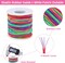Elastic String for Bracelets, Selizo Bracelet Bead String Elastic Cord for Bracelets, Necklace, Beading, Jewelry Making and Braided Hair Styling (1.2 MM, 109 Yards, Rainbow Color)